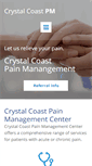 Mobile Screenshot of crystalcoastpm.com
